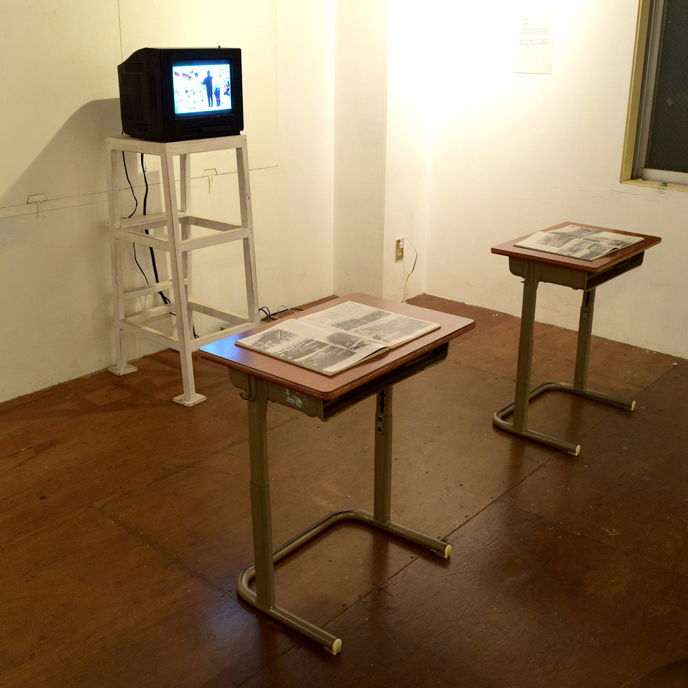 Frankie Chow, Sidelines 傍観者 video installation exhibition at Kofu AIRY Residency, video