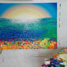 Our paradise. 110cm x 150cm