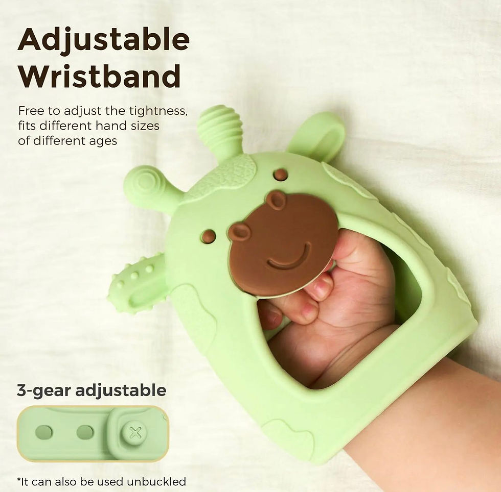 Thumbnail: Momcozy Baby Teether Toys | Baby Teething Toys | Baby Teething Relief | Food Gra
