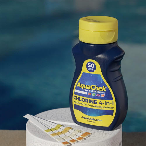 Aquachek 4in1 Chlorine Test Strips Aethra Pty Ltd