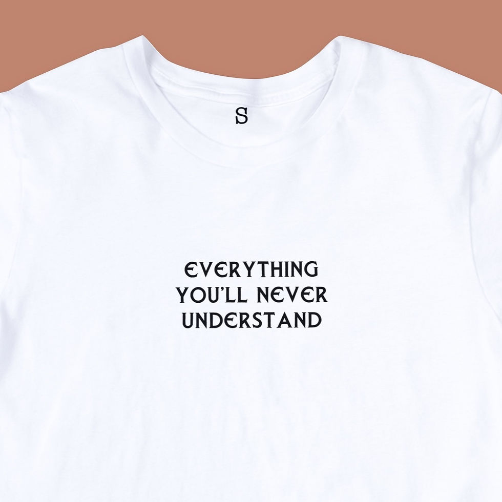 Rebel Soul White T-shirt / Tee , Atomic Goat