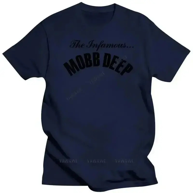 Thumbnail: Mens Brand Fashion T-shirt Summer T Shirts Mobb Deep Mens Infamous on Red T-shir