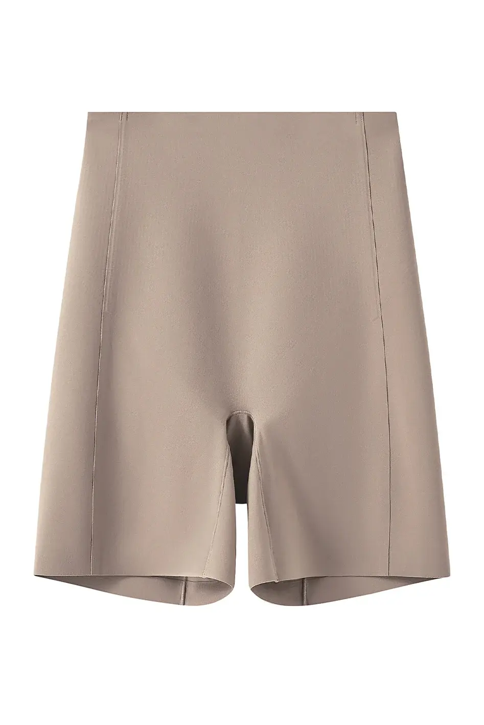 Thumbnail: Bubble Ultra High-Rise No-Roll Bike Shorts 5'', flat lay, front in Taupe Grey