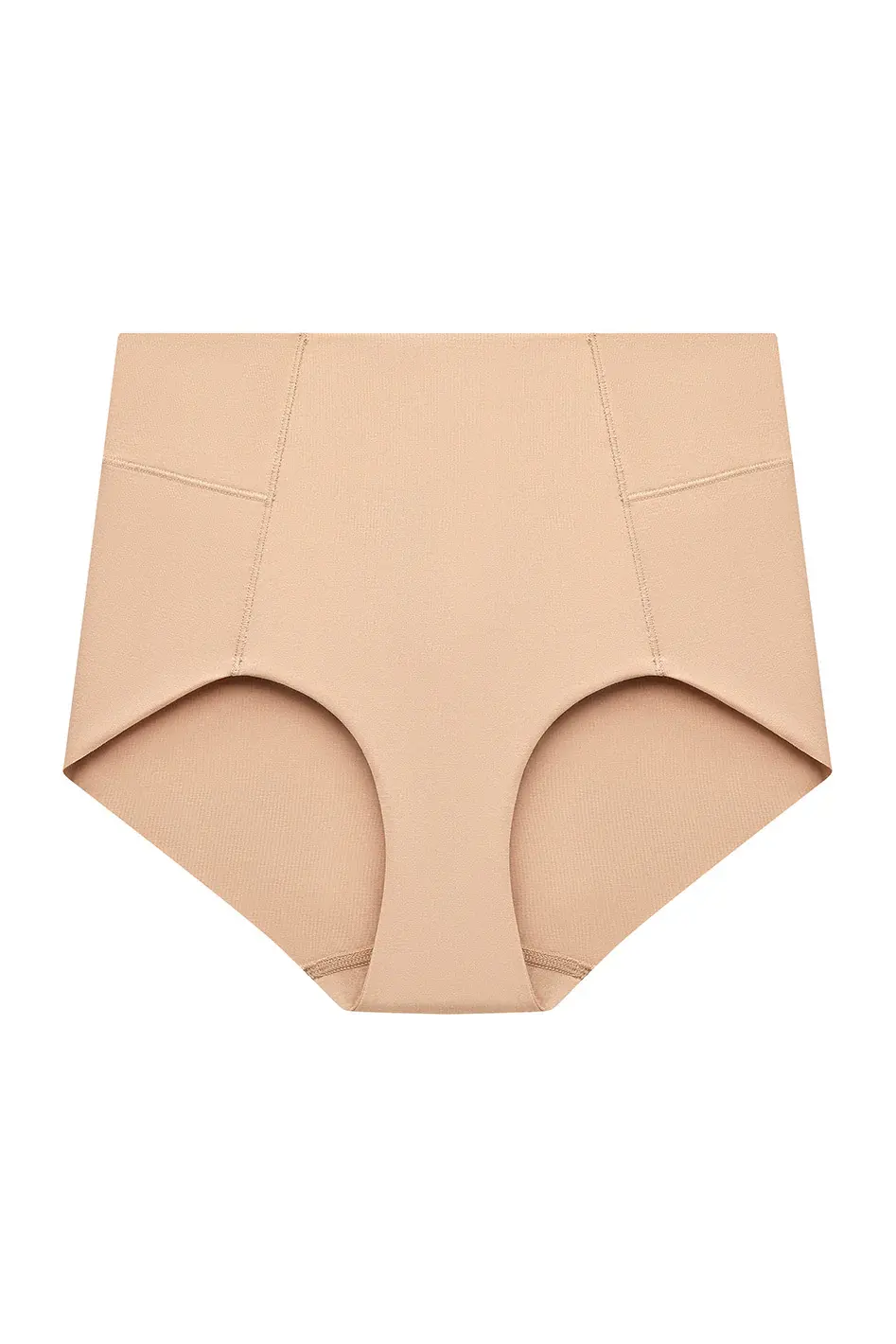 Understance High-Rise Soft Support Brief flat lay in Champagne