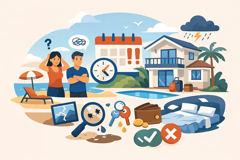 10 errores comunes en alquiler vacacional
