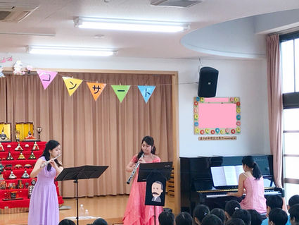 幼稚園・保育園でコンサート
