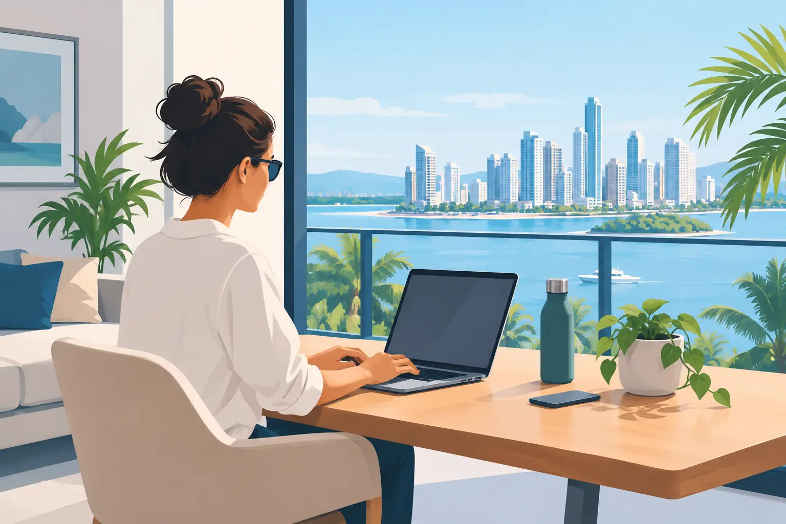 Apartamentos para nómadas digitales en Panamá