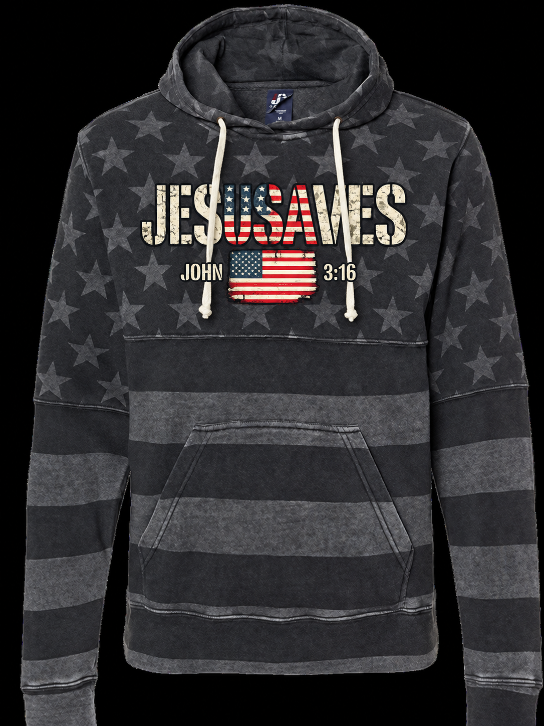Jesus Saves Patriotic Hoodie