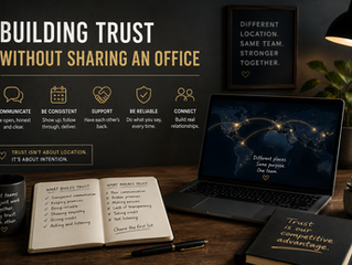 Building trust without sharing an office
