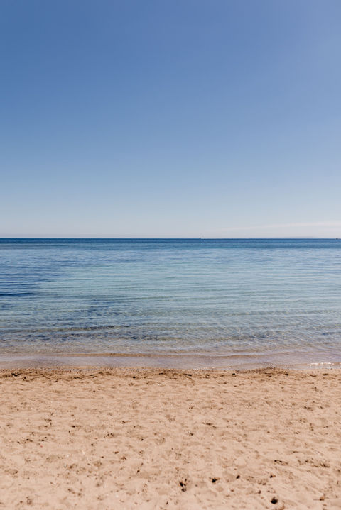 Mediterranean beach, golden sands, calm, best views