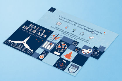 Holiday card for Episcopal Academy