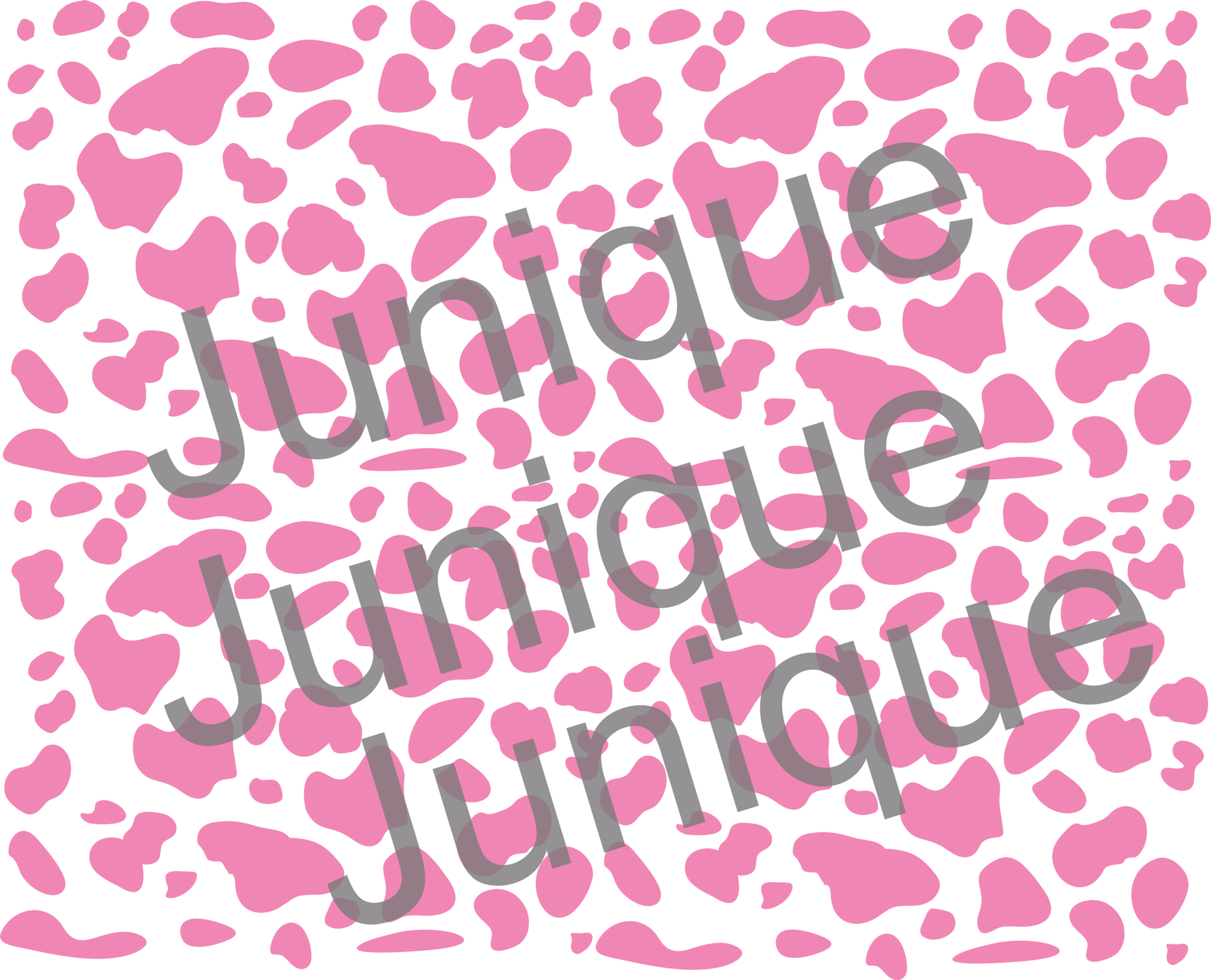 Junique Print HTV Cow Pink