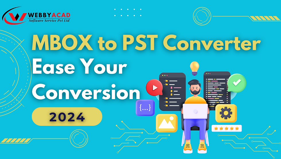 WebbyAcad MBOX to PST converter tool.