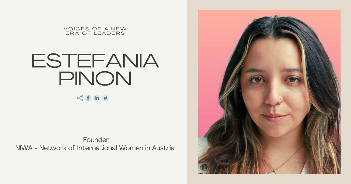 Estefania Pinon as a voice for a new era of leaders