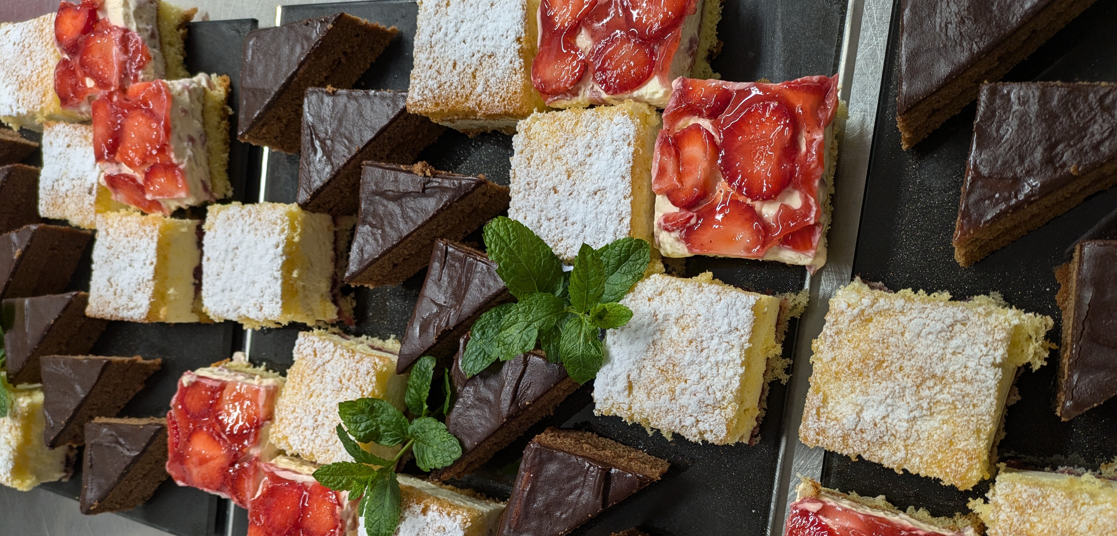 Arranged Food and Objects