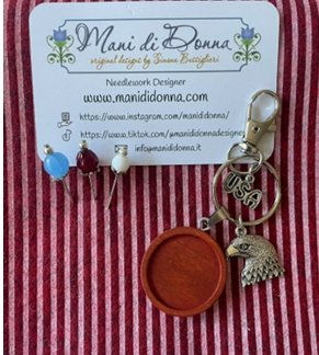 AMERICAN PATRIOTIC SEWING BASKET ACC PACK Mani di Donna