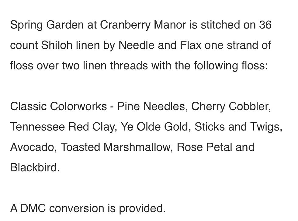 Thumbnail: SPRING GARDEN AT CRANBERRY MANOR Pansy Patch Quilts Market; Pattern Only