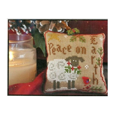 WINTER SHEEP ORNAMENT OF THE MONTH 2010 #5 Little House Needleworks