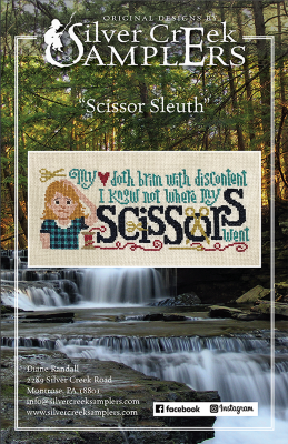 SCISSOR SLEUTH Silver Creek Samplers Pattern  Only