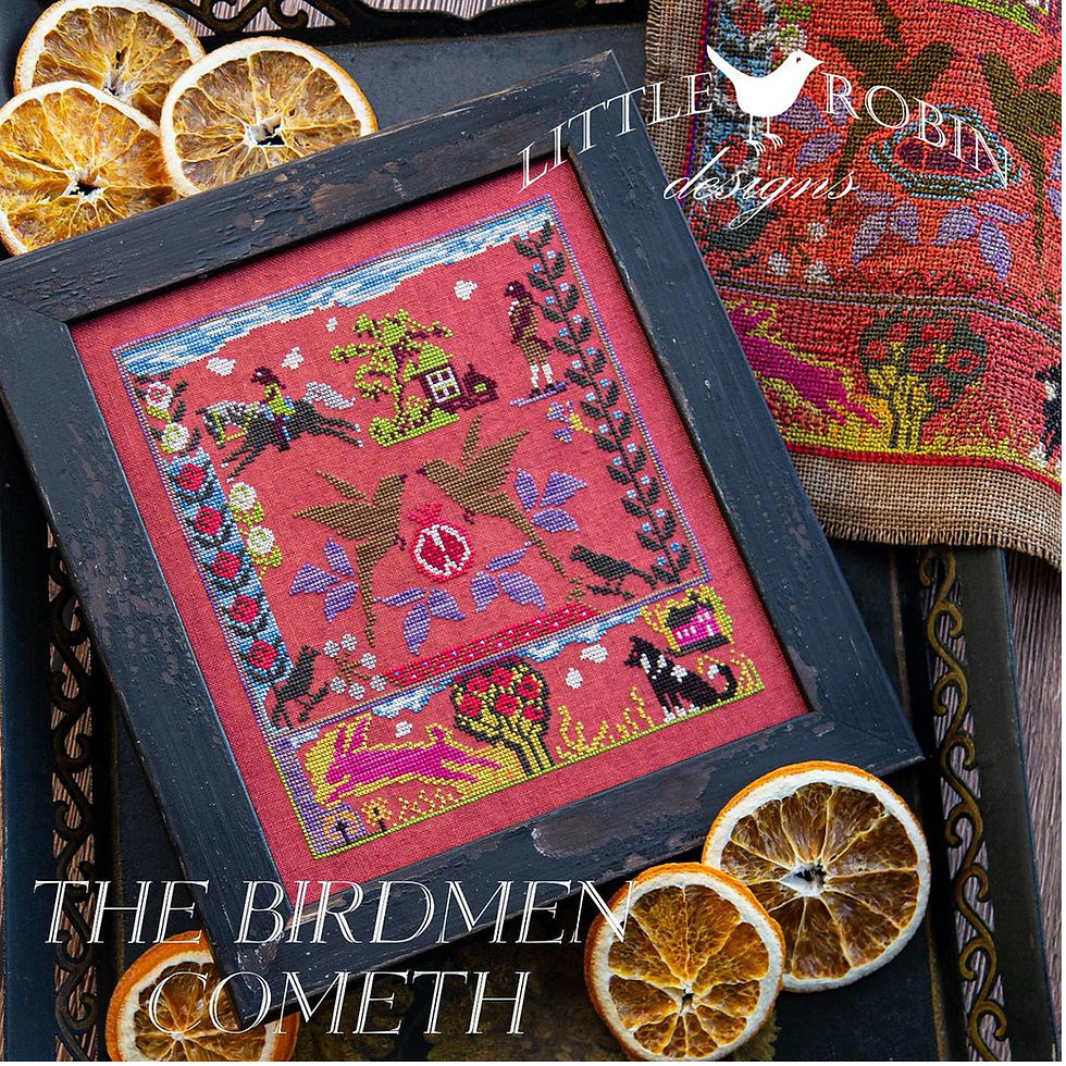 THE BIRDMEN COMETH Little Robin Designs Market; Pattern Only