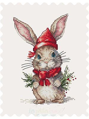 CHRISTMAS RABBIT Les Petites Croix Les Pet Pattern Only