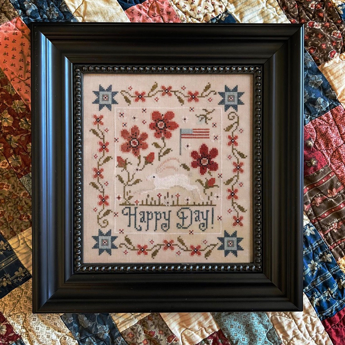 HAPPY DAY Plum Street Samplers Pattern Only