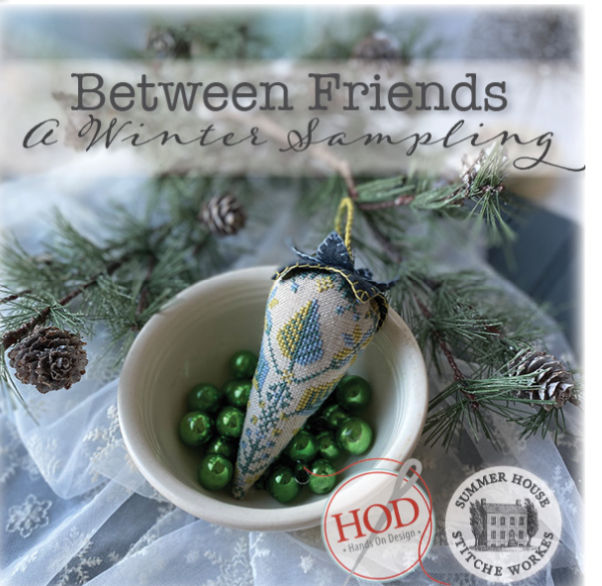 Thumbnail: BETWEEN FRIENDS A WINTER SAMPLING  Summer House Stitche Workes
