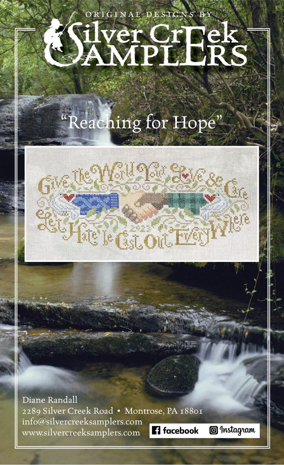 REACHING FOR HOPE Silver Creek Samplers Market Pattern Only