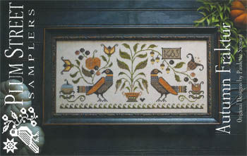 AUTUMN FRAKTUR Plum Street Samplers Plum St Pattern Only