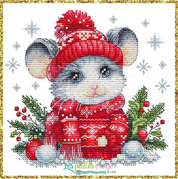 CHRISTMAS MOUSE 2024 Les Petites Croix Pattern Only