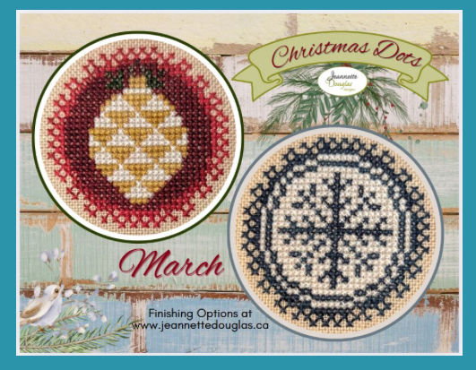 CHRISTMAS DOT SERIES MARCH Jeannette Douglas Pattern Only