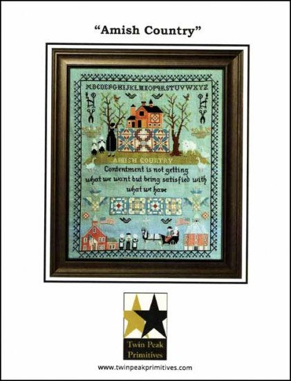 AMISH COUNTRY Twin Peak Primitives Pattern  Only