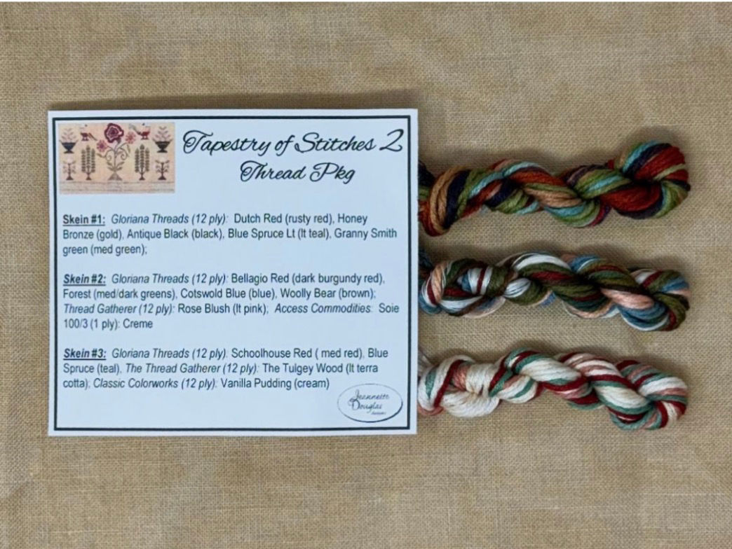 TAPESTRY OF STITCHES 2 Jeannette Douglas Designs Thread Pack