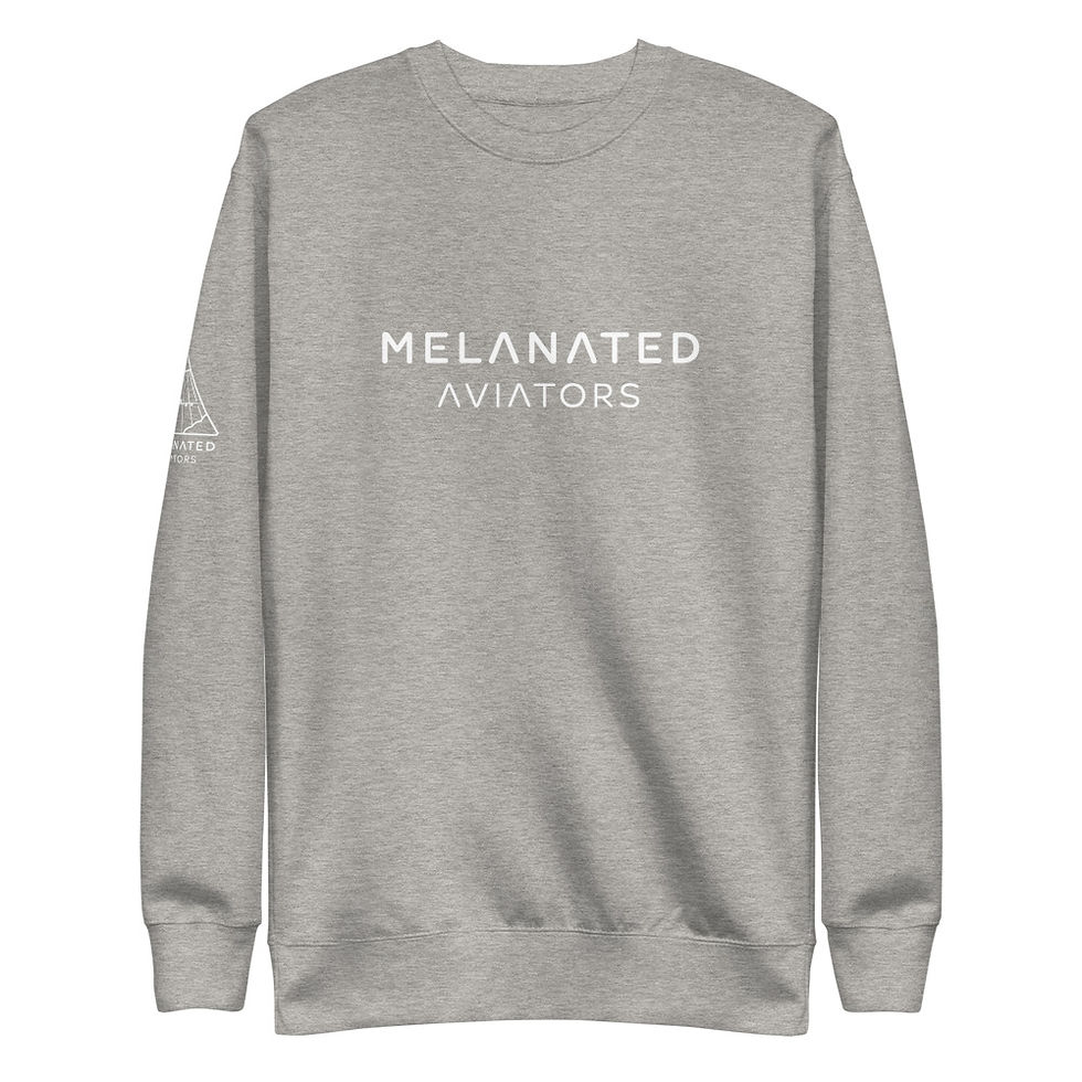 Thumbnail: Melanated Aviators Darker Unisex Fleece Pullover