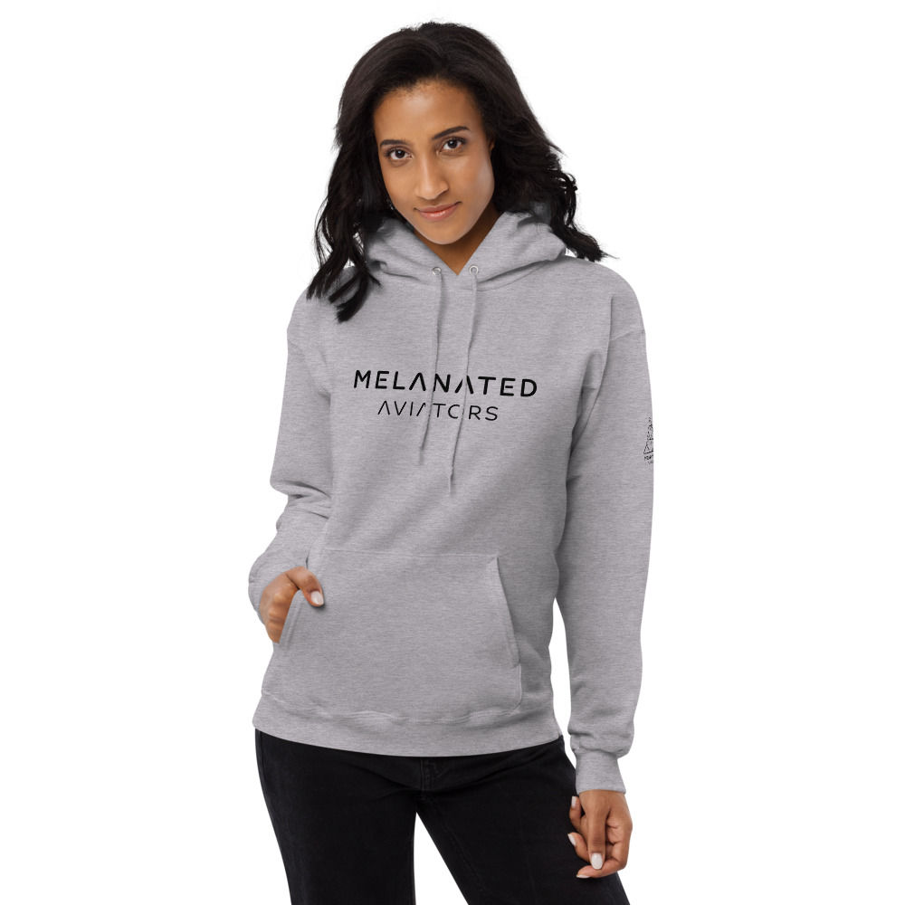 Melanated Aviators Unisex fleece hoodie