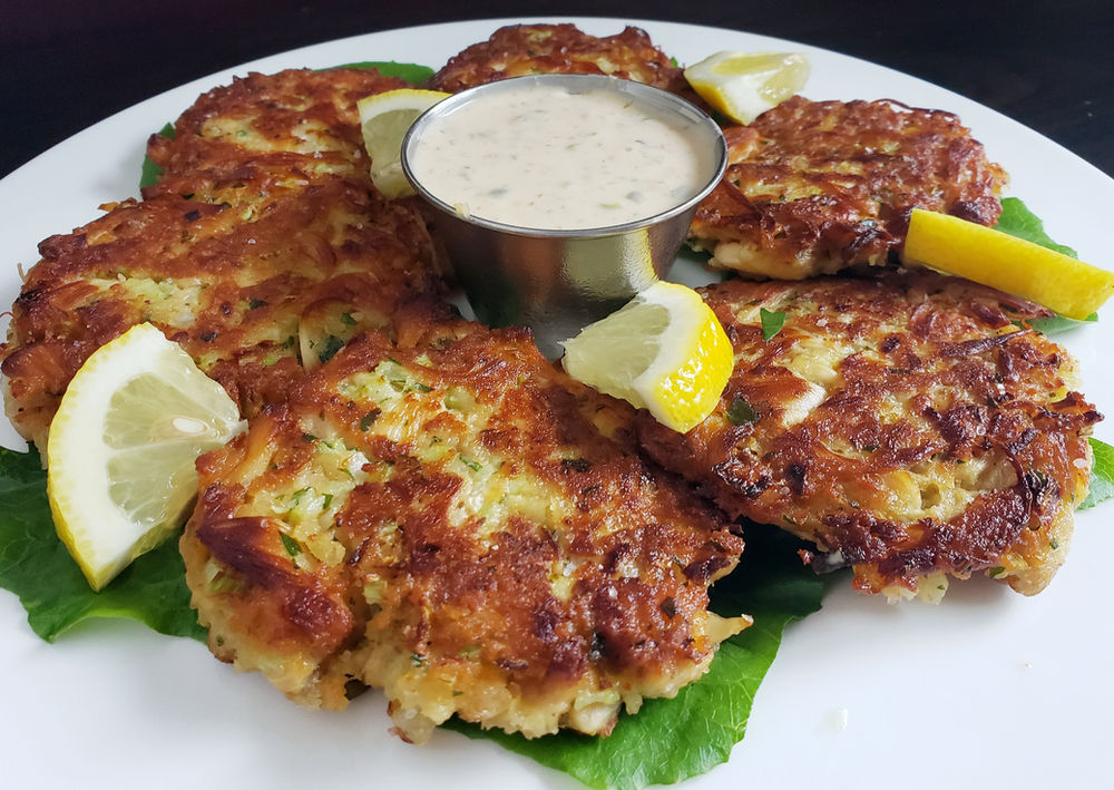 LION'S MANE CRAB CAKES