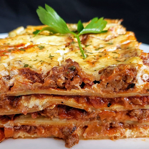 IMPOSSIBLE VEGAN LASAGNA w/ Tofu-Hummus Ricotta & Bechamel