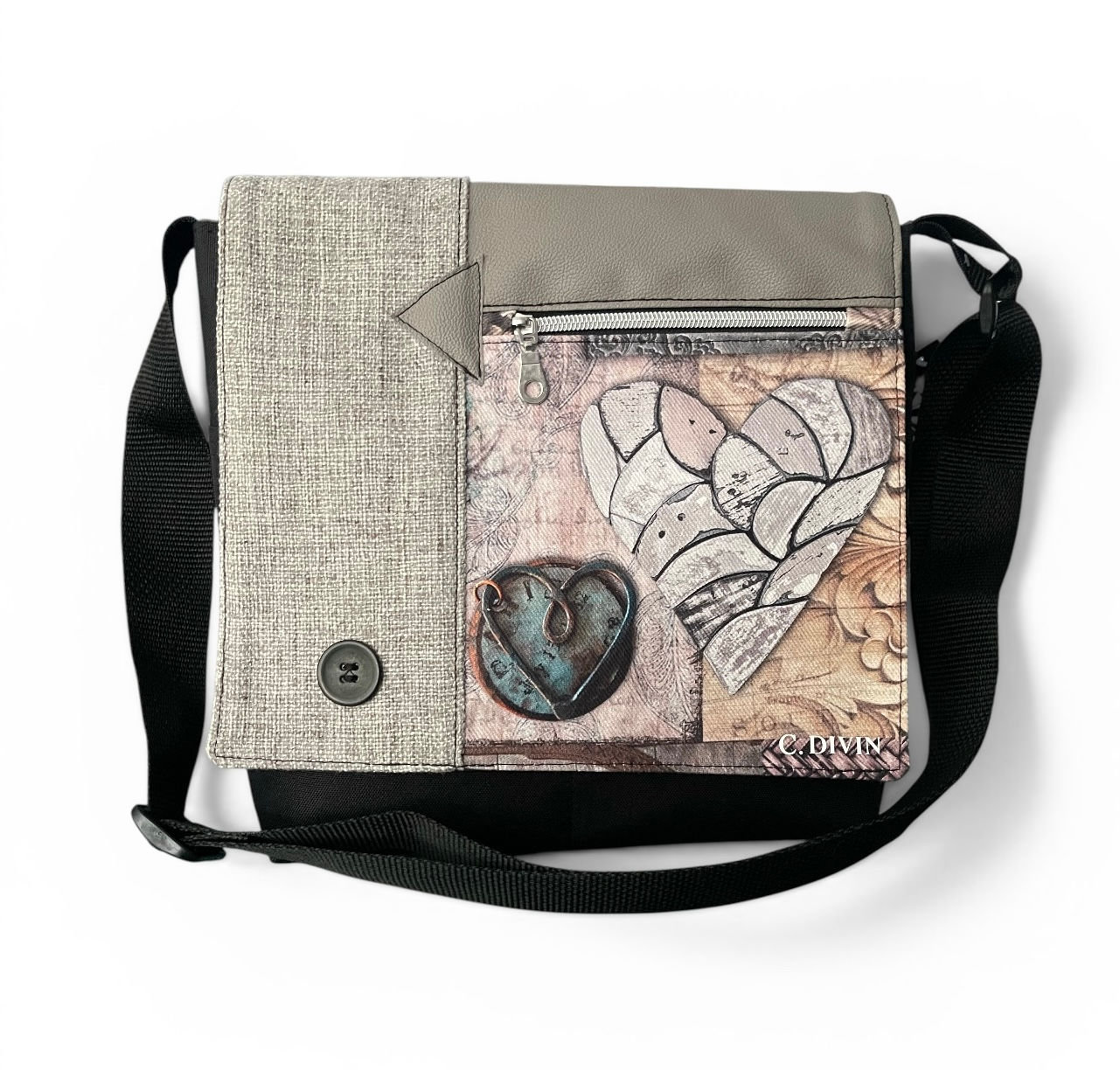 Sac Charlotte coeur de pierre
