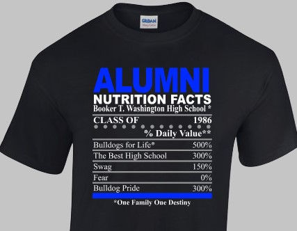 Thumbnail: BTW ALUMNI NUTRITION FACTS SHIRT