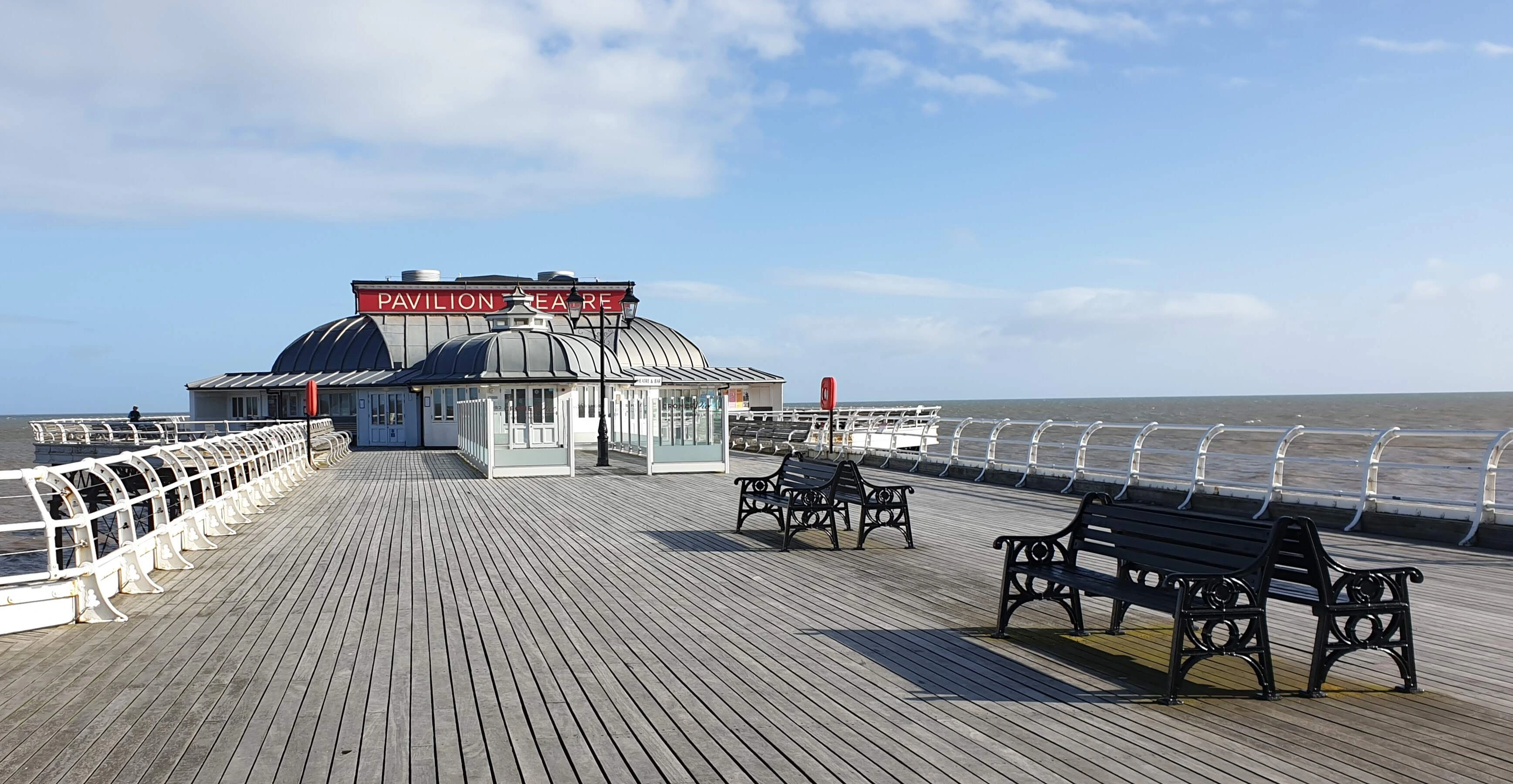 Pavillion Theatre on Cromer Pier in North Norfolk