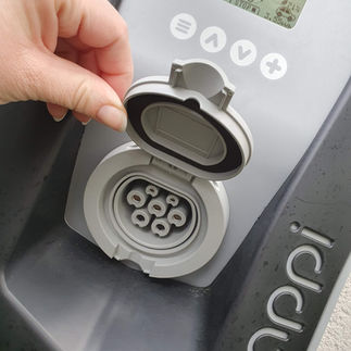 Tree Top View Sheringham EV charger for use during your self-catering stay