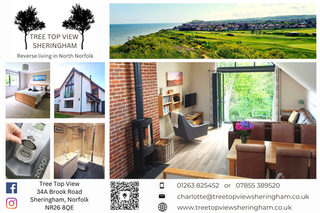 Tree Top View Sheringham self-catering accommodation in Norfolk