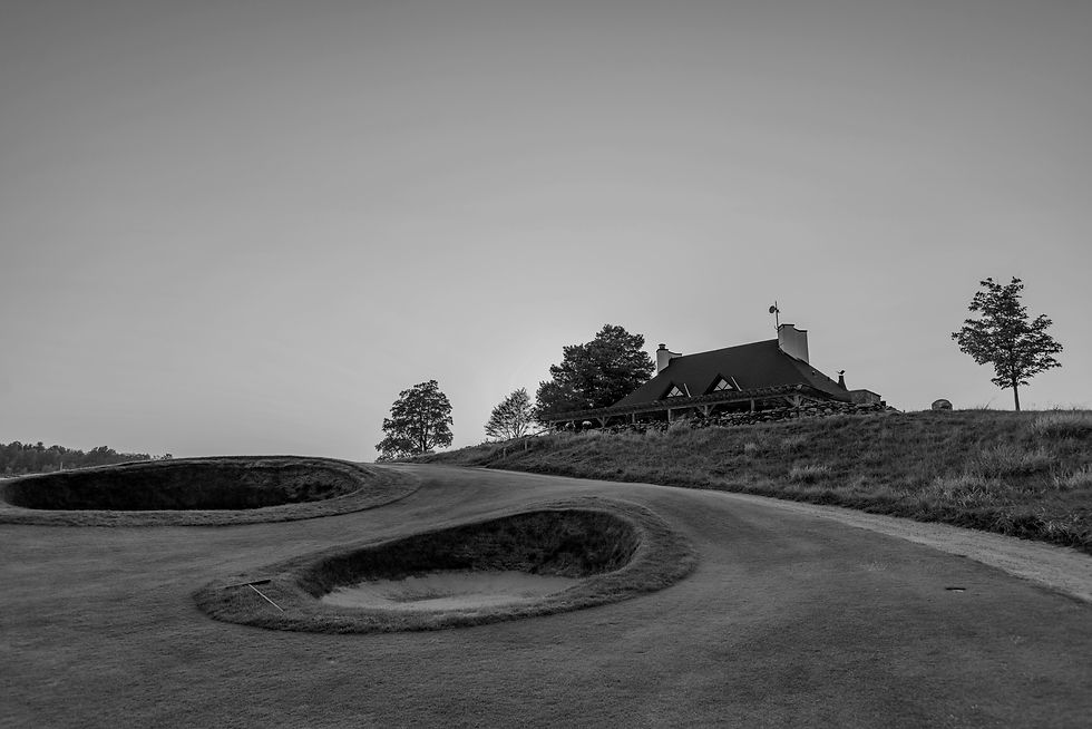 The clubhouse at The Paintbrush golf course