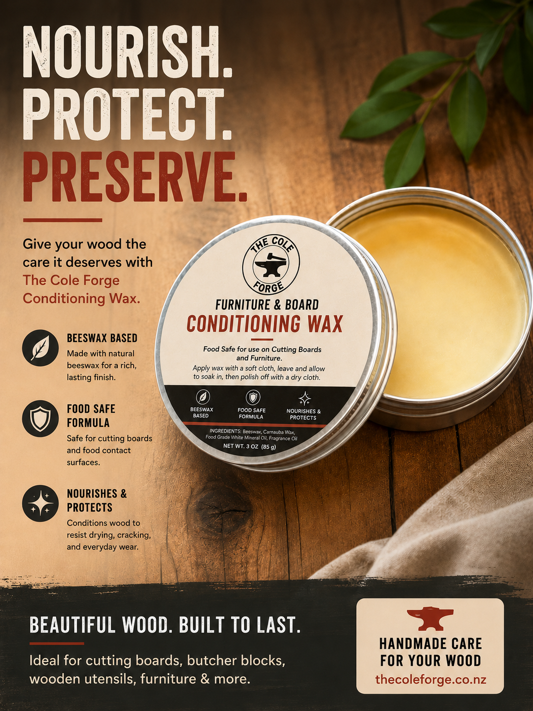 Furniture & Board Conditioning Wax