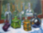 Still life with Bottles