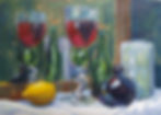 Still Life with wine Glass