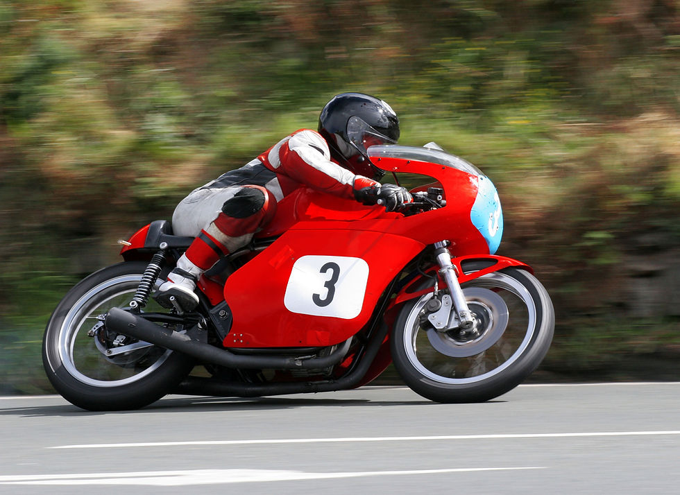 Racing Motorcycle Rider