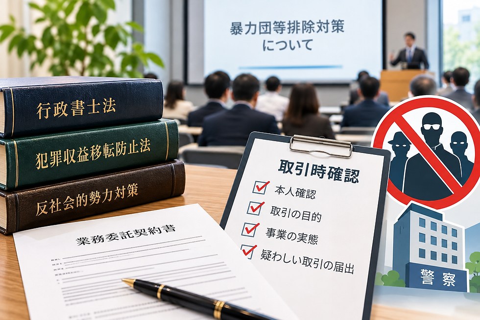 令和8年9月28日 暴力団等排除対策本部会議出席報告