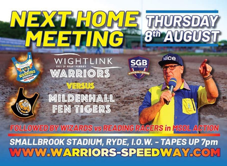 Meeting Preview - Warriors v Mildenhall (NL) And Wizards v Reading (MSDL)