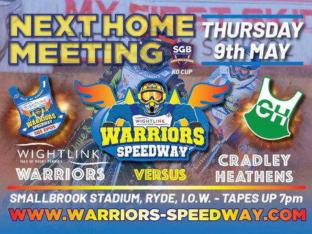 Meeting Preview - Warriors v Cradley (Knock-Out Cup)